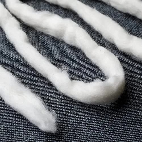 AMOZA Organic Cotton Sliver 13 Feet | 100% Organic Unbleached Cotton from Japan thumbnail 7