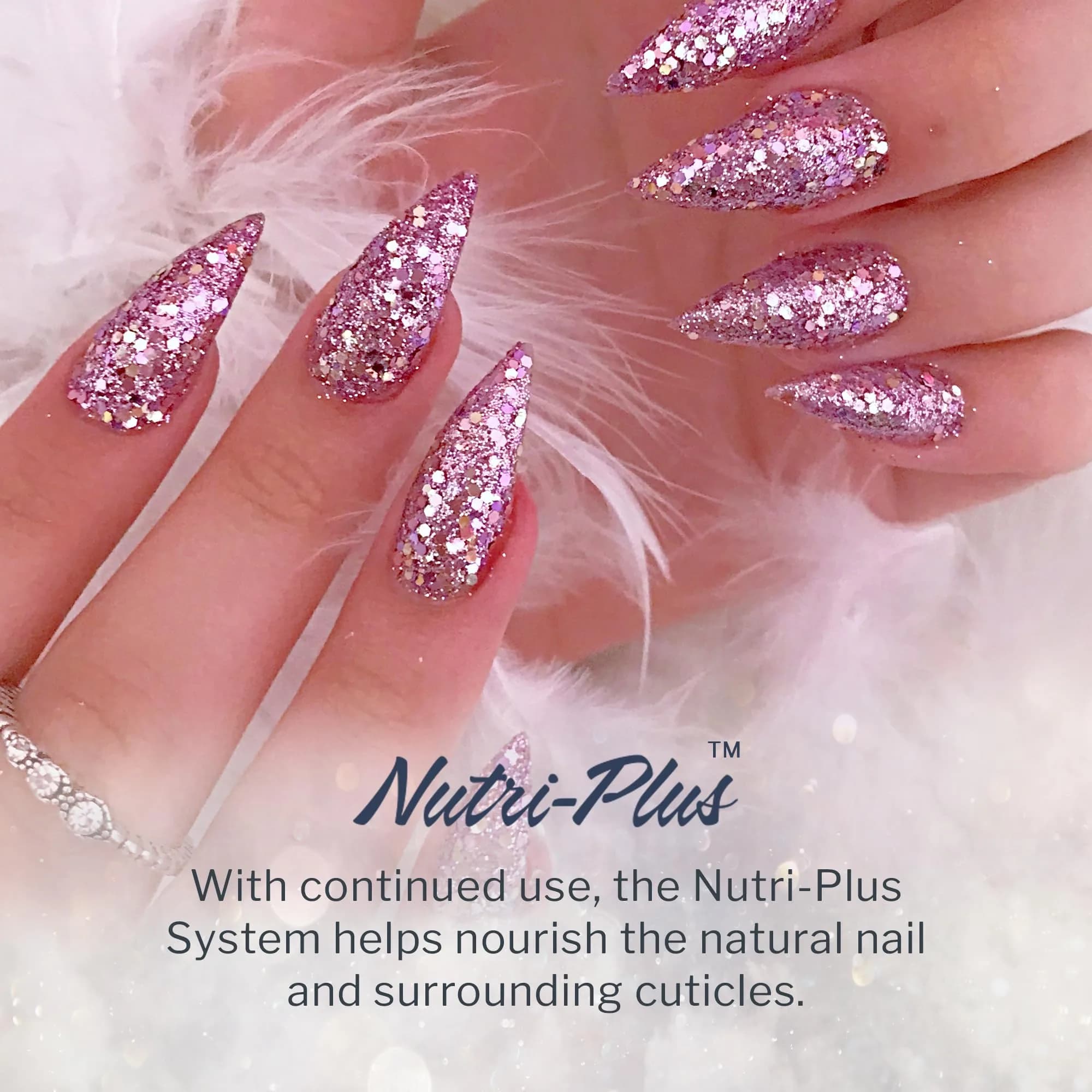 SNS Nail Dip Powder Valedictorian Purple Glitter 29.57ml (1 oz) | Long-Lasting 14-Day Chip-Resistant Color - view 4