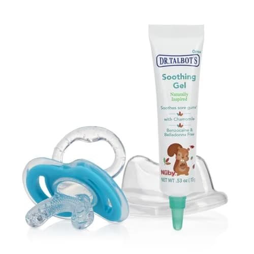 Dr. Talbot's Soothing Gel + Gum-EEZ Teether Combo, 0.53 fl oz | Baby Teething Relief for 0+ Months thumbnail 1