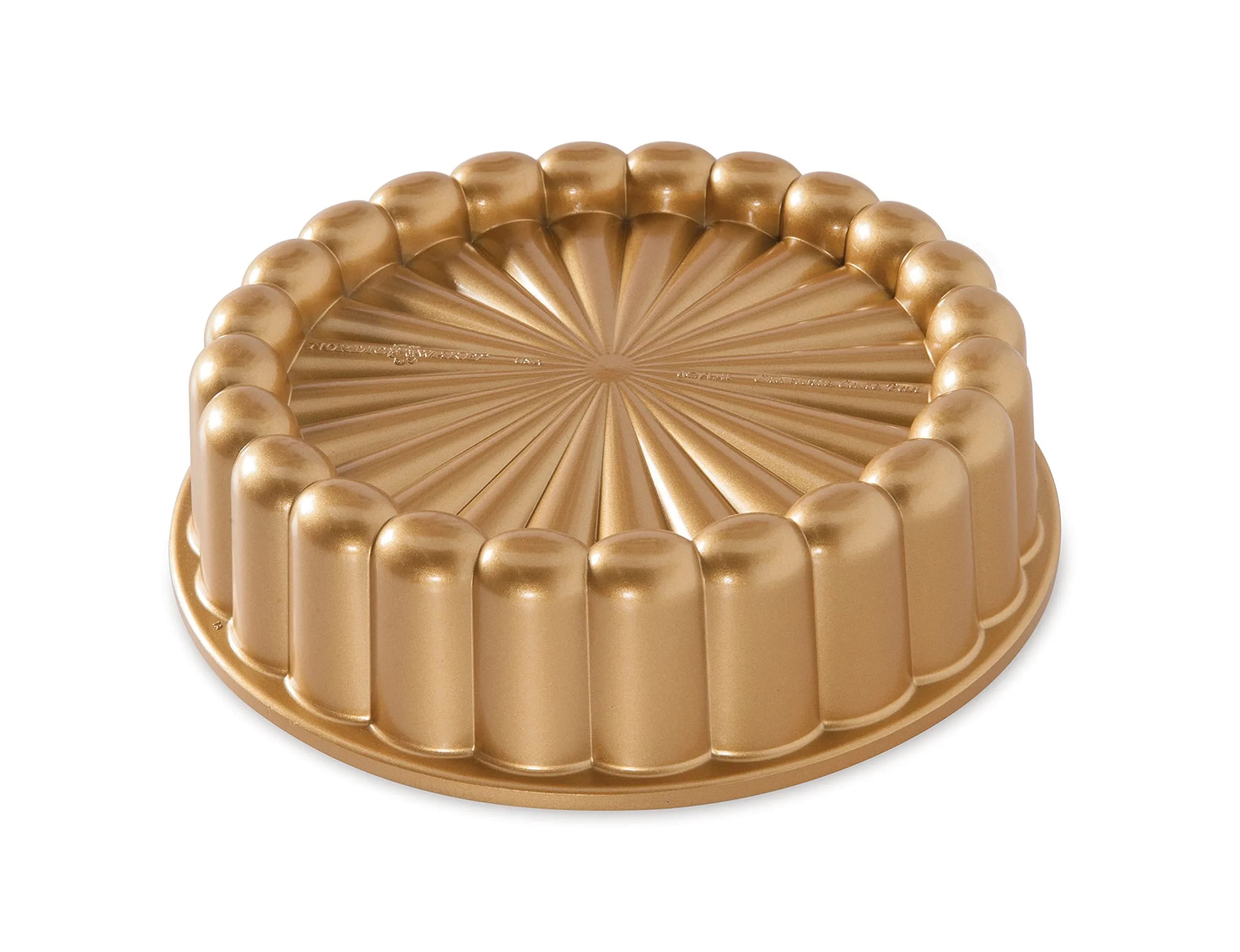 Nordic Ware Charlotte Bundt Pan 6-Cup (1.4L) Toffee | Cast Aluminum Nonstick Cake Mold - view 3