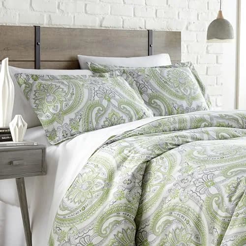Southshore Fine Living, Inc. Oversized Twin Extra Long Comforter Set | Green Comforters, Microfiber, 69" x 98" thumbnail 1