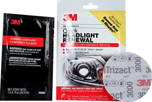 3M Quick Headlight Renewal Kit 29ml (1 Fl Oz) | Removes Haziness & Yellowing thumbnail 2