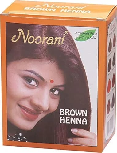 Noorani Henna Based Hair Color and Herbal Powder 6 Pack | Natural Grey Coverage & Herbal Nourishment thumbnail 1
