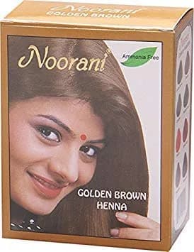 Noorani Henna Based Hair Color and Herbal Powder 6 Pack | Natural Grey Coverage & Herbal Nourishment — GOLDEN BROWN HENNA