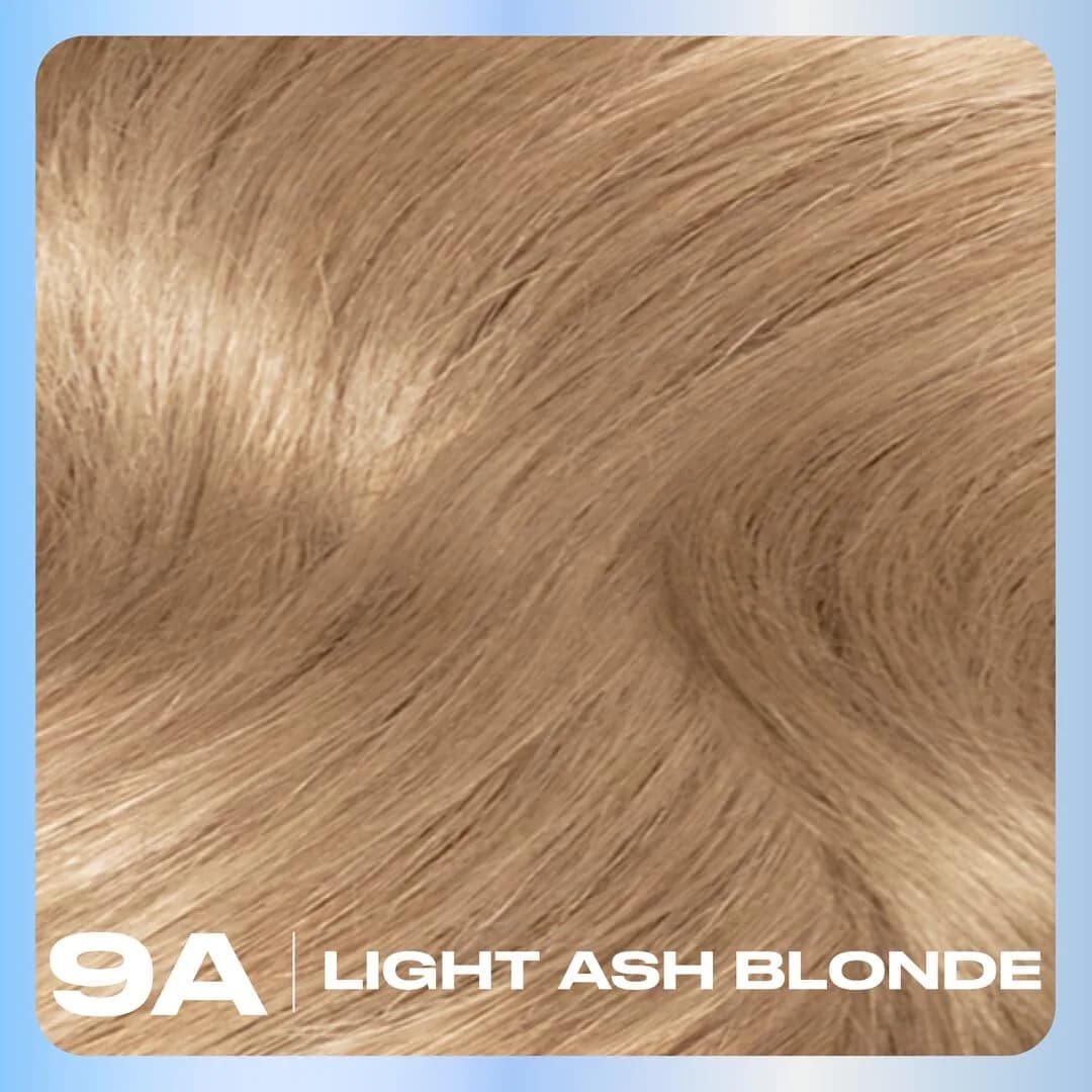 Clairol Nice'n Easy Permanent Hair Dye 9A Light Ash Blonde, Single Pack | Rich Colour & Shine - view 3