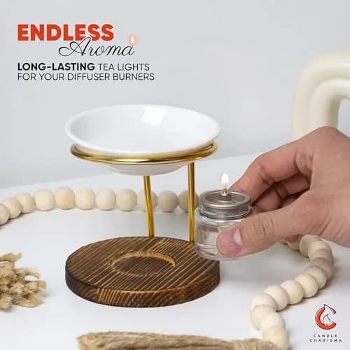 Candle Charisma Liquid Candle 60 pcs | 8 Hour Burn Time, Dripless & Smokeless, Clean Burning Fuel thumbnail 5