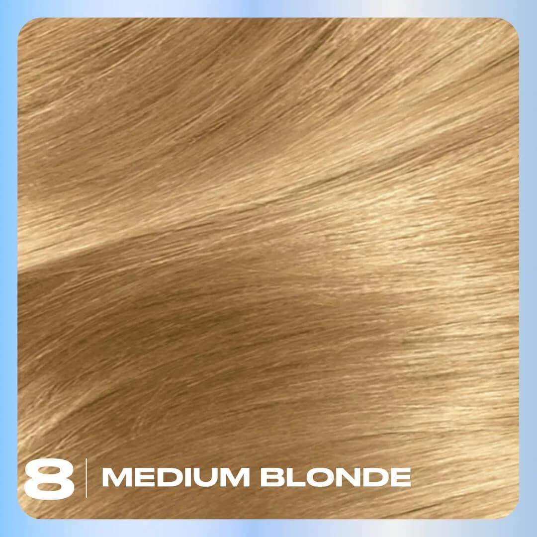 Clairol Nice'n Easy Permanent Hair Dye 8 Medium Blonde | 1 Application - view 3
