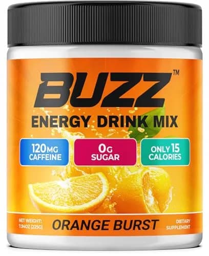 Morning Buzz Sugar Free Nutritional Supplement 8oz | Orange Burst Flavor for Energy & Focus thumbnail 1