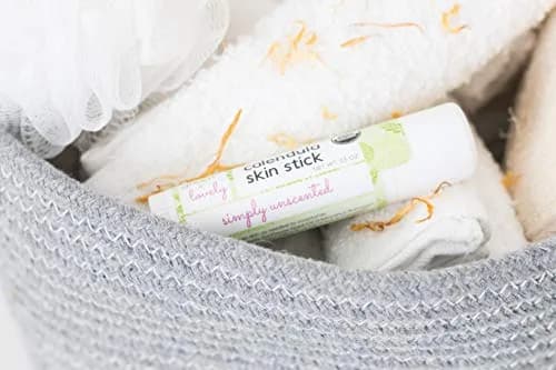 Green + Lovely Calendula Skin Stick Organic Lotion Balm 1 oz (2 Tube Set) | Certified Organic Moisturizing Balm for Sensitive Skin thumbnail 3