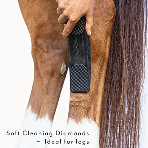 StripHair Gentle Groomer Horse Brush Shedding Massage | Made in USA for Horses & Dogs thumbnail 4