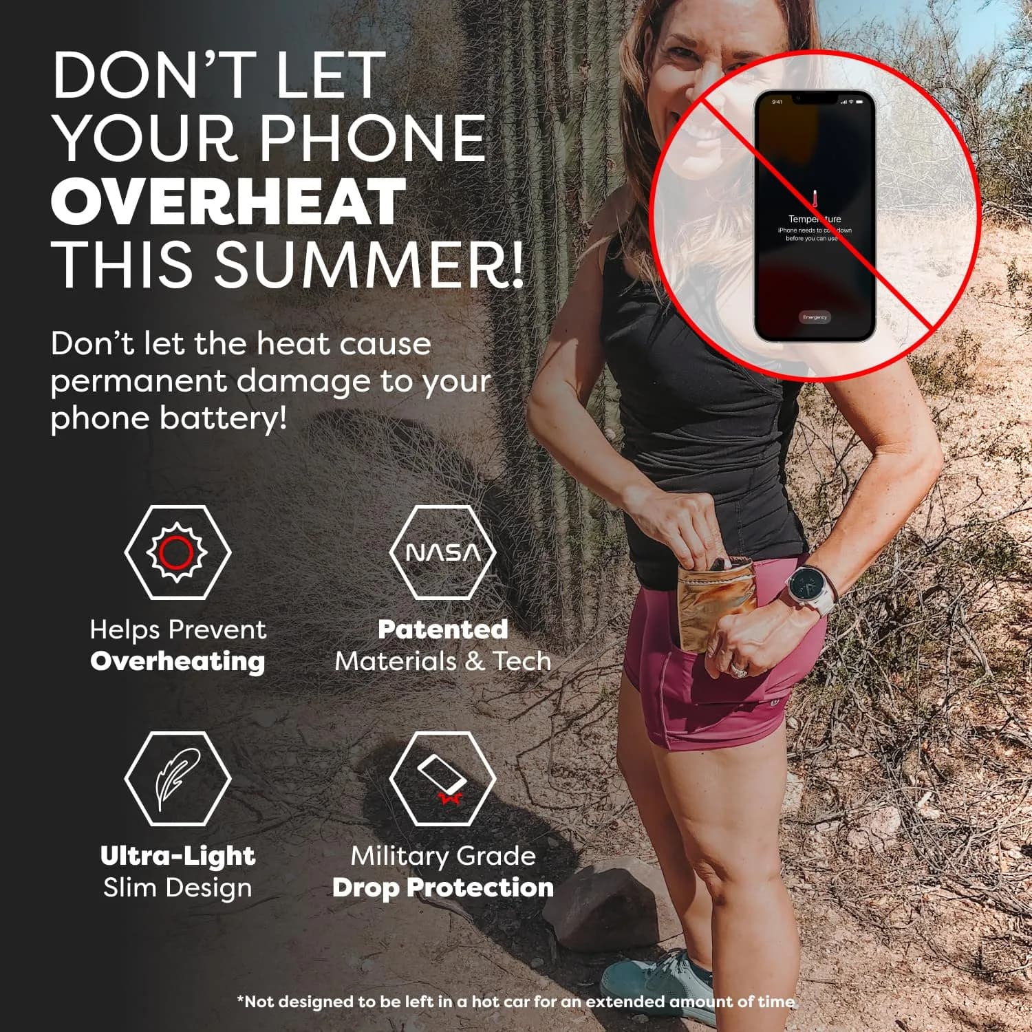 PHOOZY Apollo Thermal Phone Case Large | Insulated, Heat-Resistant & Water-Resistant thumbnail 5