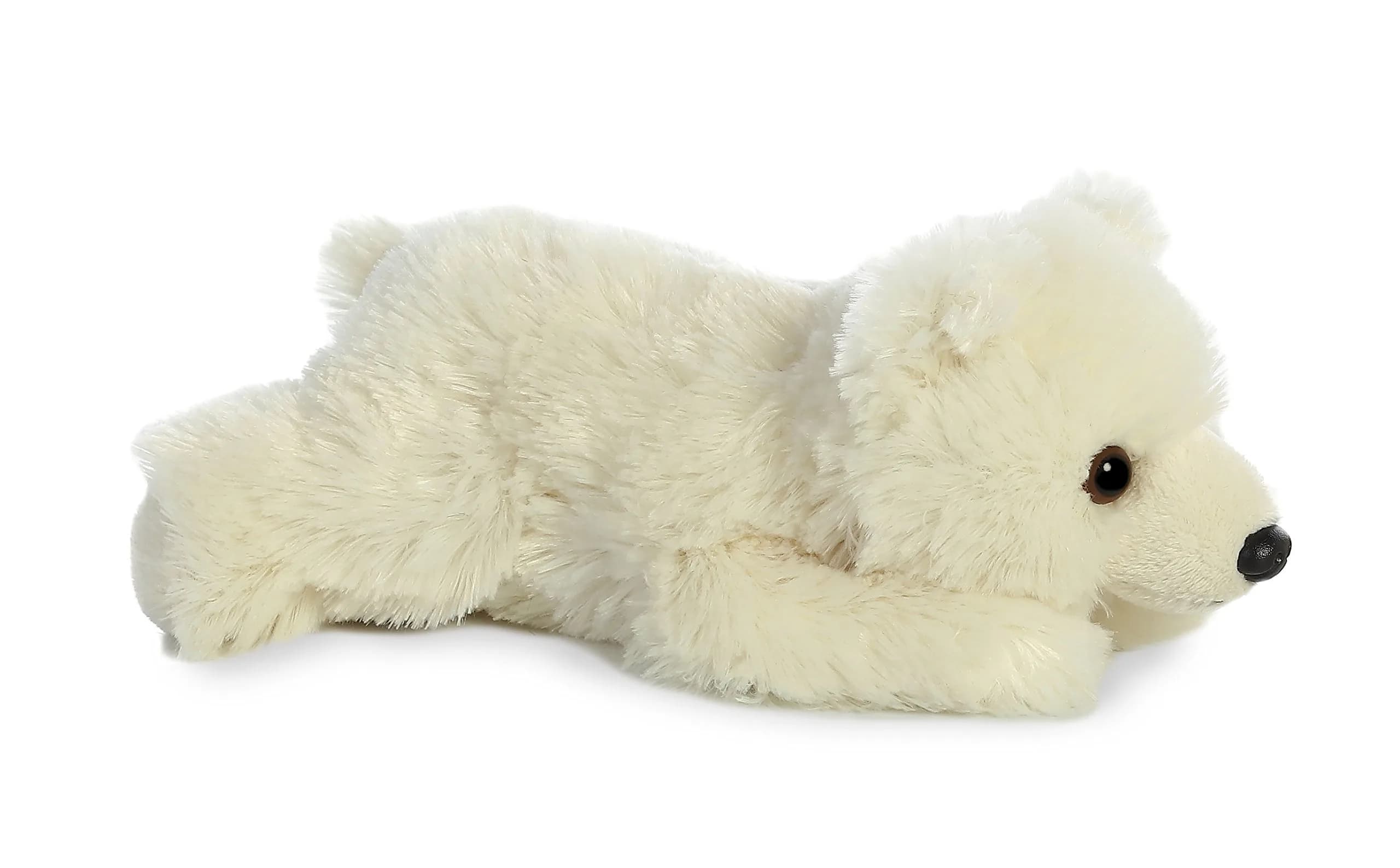 Aurora Adorable Mini Flopsie Polar Bear Stuffed Animal 22.9cm (9 Inch) | Soft, Safe, and Cuddly Toy for Kids - view 2