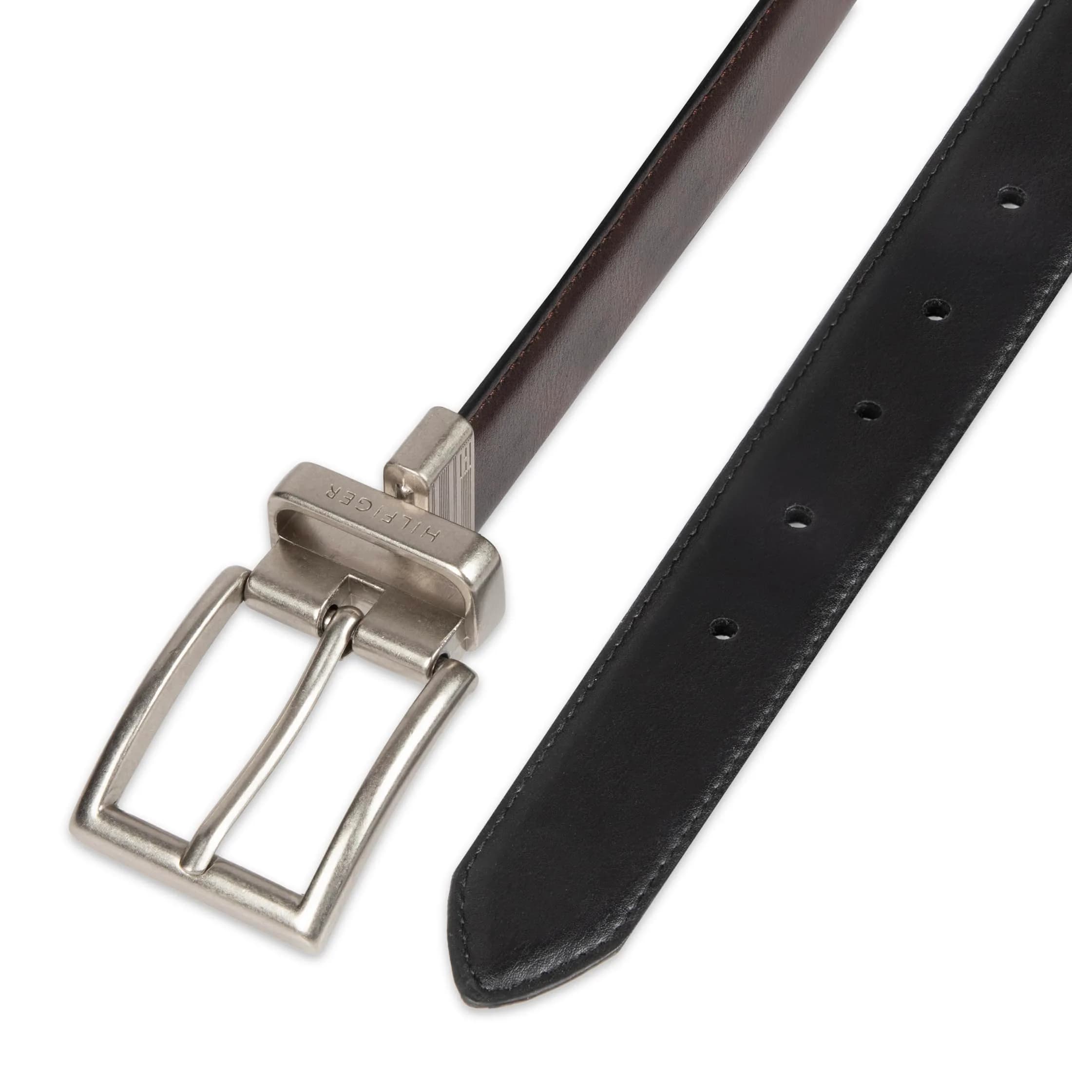 Tommy Hilfiger Men's Reversible Belt 32mm (1.25 inches) | Classic Dress & Casual Wear - view 5
