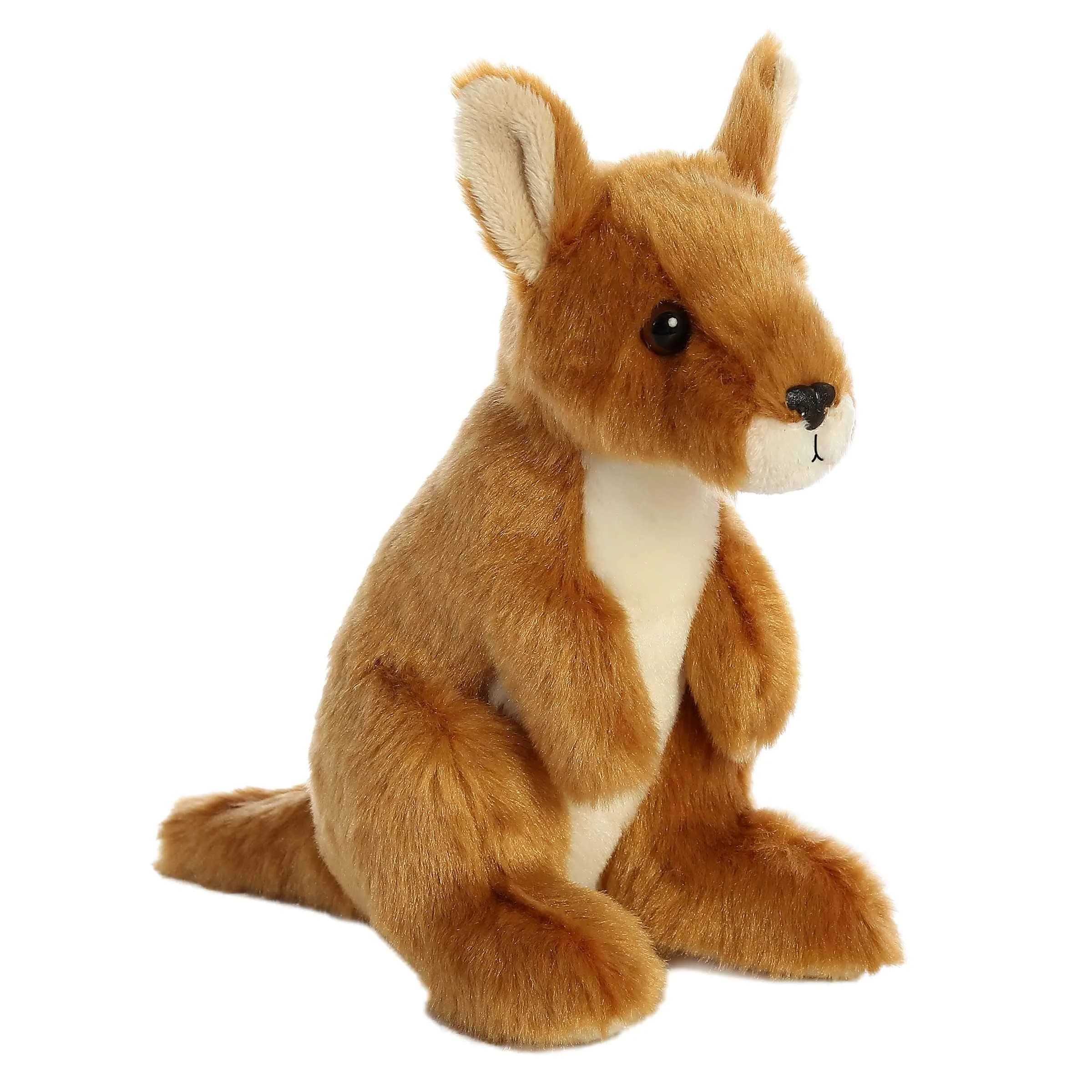 Aurora Adorable Mini Flopsie Kangaroo Stuffed Animal 17.8cm (7 Inches) | Soft & Huggable Plush Toy - main product image
