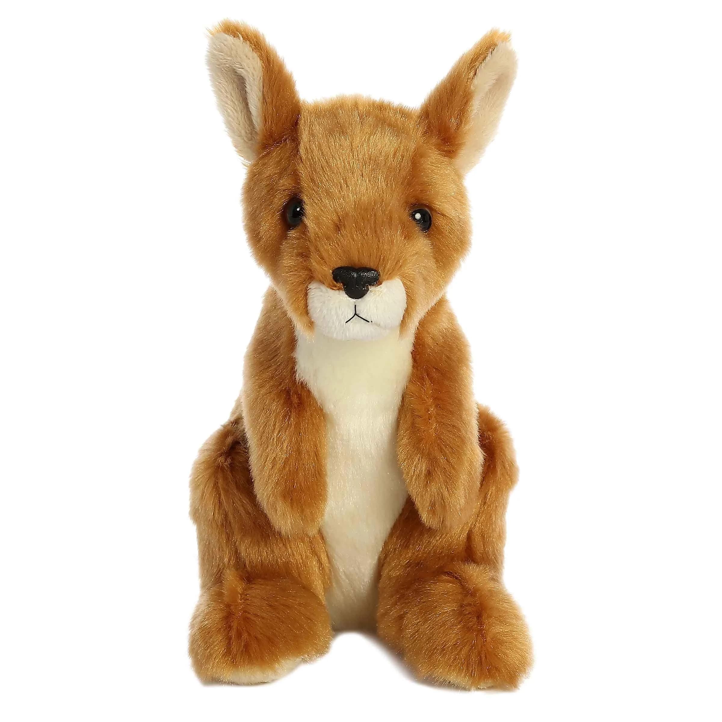 Aurora Mini Flopsie 7" Kangaroo Plush Toy | ASTM-Tested & Non-Toxic - view 2