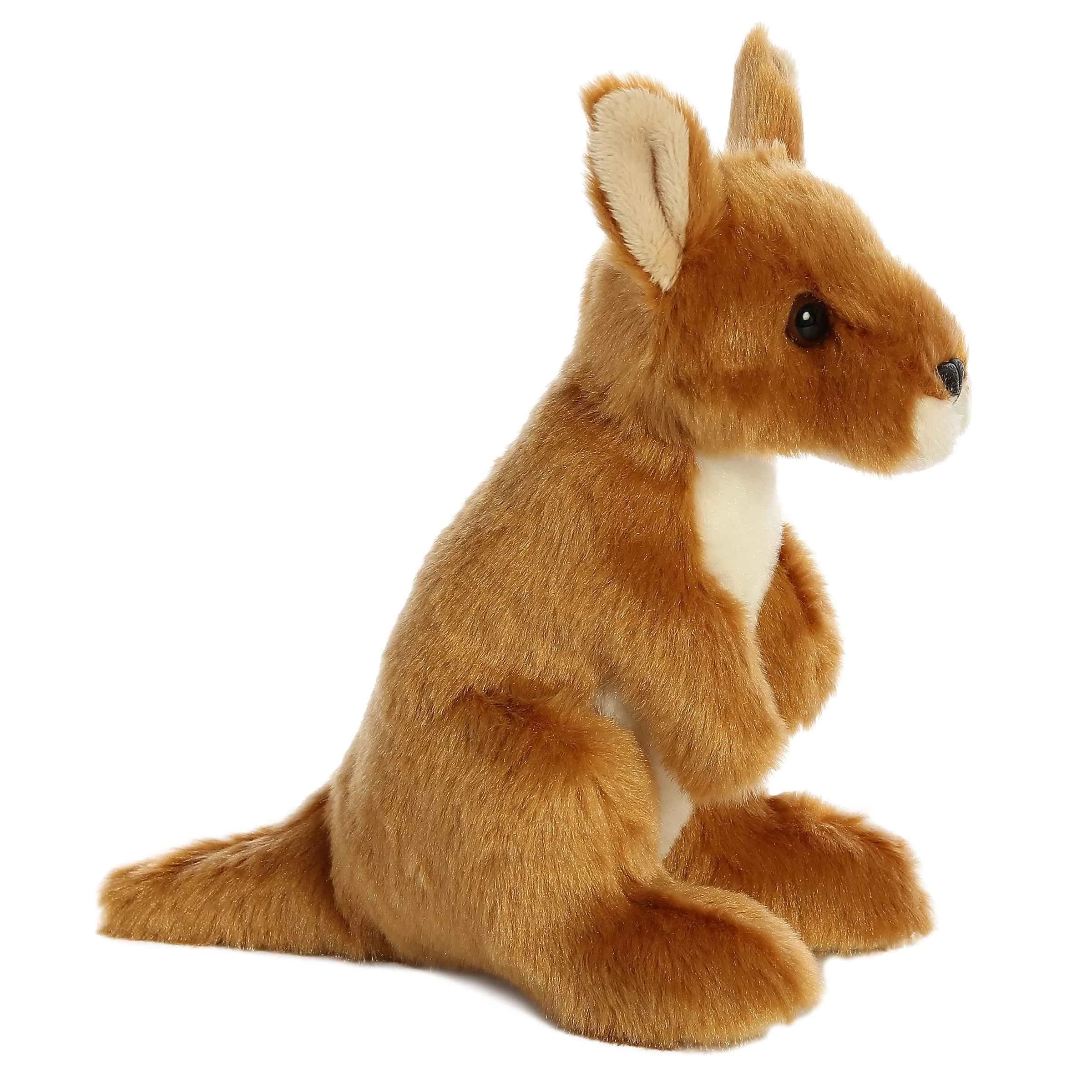 Aurora Mini Flopsie 7" Kangaroo Plush Toy | ASTM-Tested & Non-Toxic - view 3