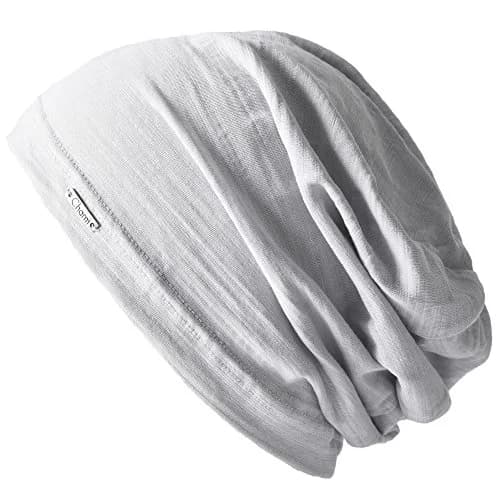 CHARM Cotton Summer Beanie for Men & Women Light Gray | Breathable, Soft, Unisex Headwear thumbnail 1