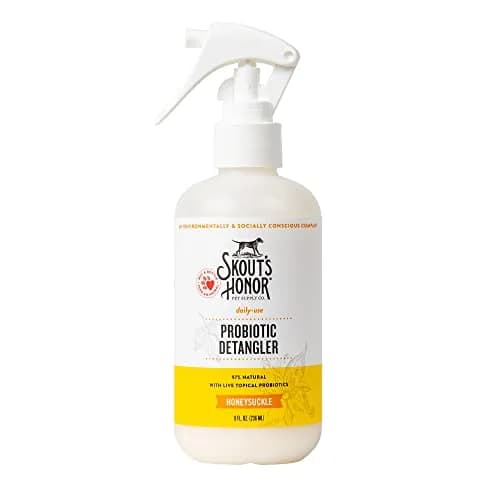 SKOUT'S HONOR Probiotic Dog Detangler Spray, 8 oz | Hydrates & Softens Coat for Daily Use thumbnail 1