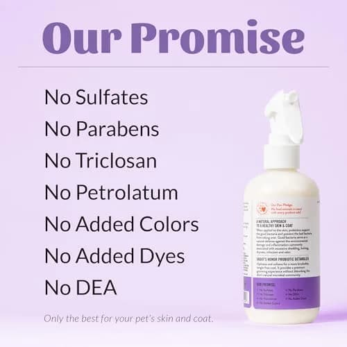 SKOUT'S HONOR Probiotic Dog Detangler Spray - Lavender, 8 oz | Hydrates & Softens Coat for Daily Use thumbnail 8