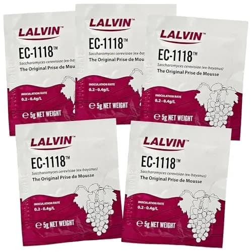Lalvin EC-1118 Champagne Yeast 5g Sachet | Suitable for Sparkling & Late Harvest Wines thumbnail 9