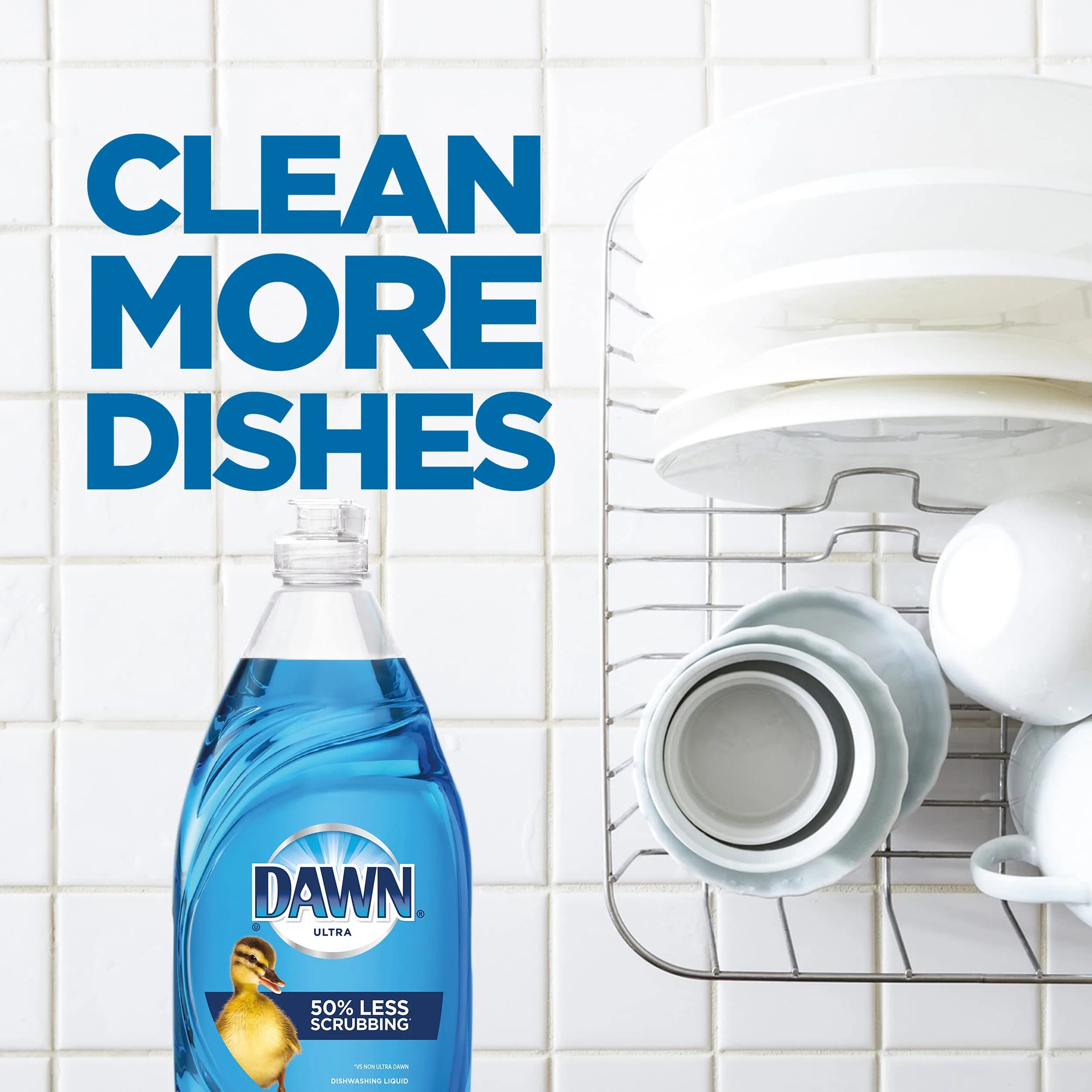 Dawn Ultra Dishwashing Liquid Dish Soap Original Scent, 19.4 fl oz (573 ml) | Grease Cleaning Power for Indian Kitchens - view 3