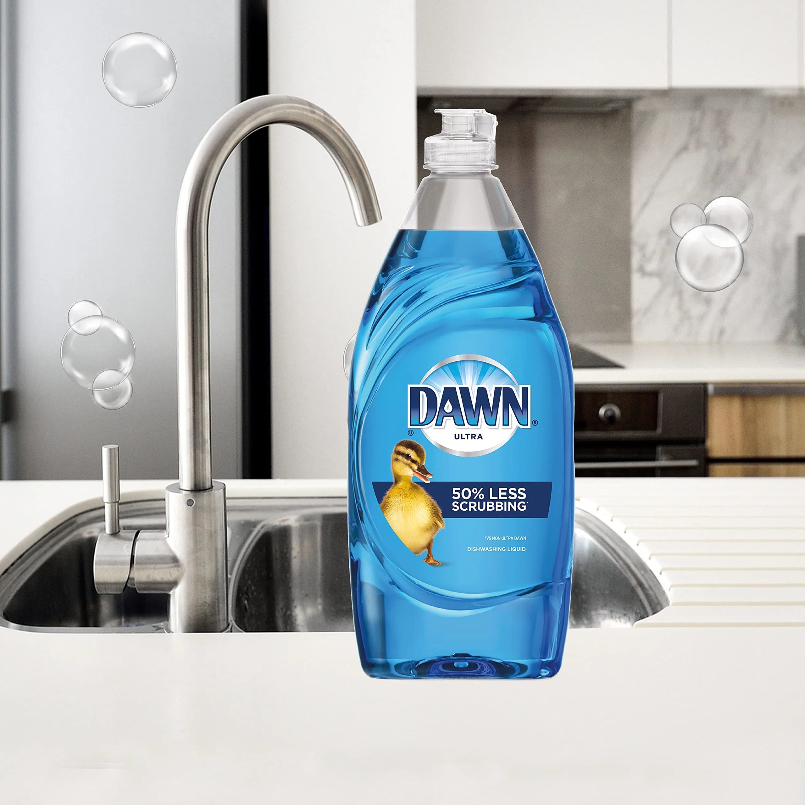 Dawn Ultra Dishwashing Liquid Dish Soap Original Scent, 19.4 fl oz (573 ml) | Grease Cleaning Power for Indian Kitchens - view 6