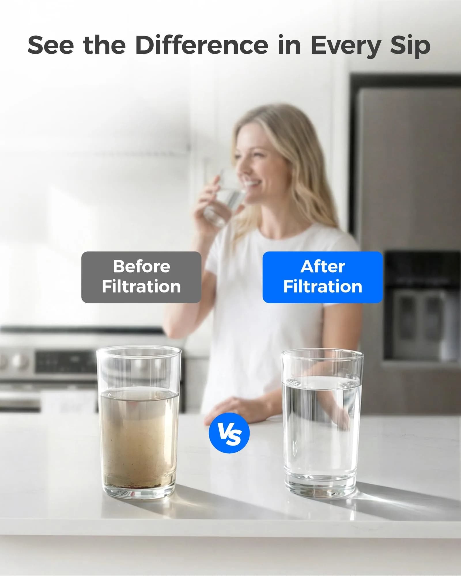 Waterdrop WD-F45 Water Filter Replacement for Samsung DA97-17376B, 3 Pack | NSF/ANSI Certified for Purity - view 7