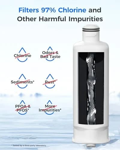 Waterdrop WD-F45 Water Filter Replacement for Samsung DA97-17376B, 3 Pack | NSF/ANSI Certified for Purity thumbnail 3
