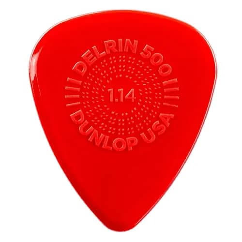 Jim Dunlop Primegrip® Delrin 500 Guitar Picks 1.14mm (12-Pack) | Heavy Gauge for Fat Tone & Control thumbnail 3