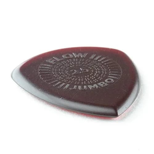 Jim Dunlop Flow® Jumbo Grip Pick 2.5MM | Rich Tone & Larger Surface for Guitarists in India thumbnail 2