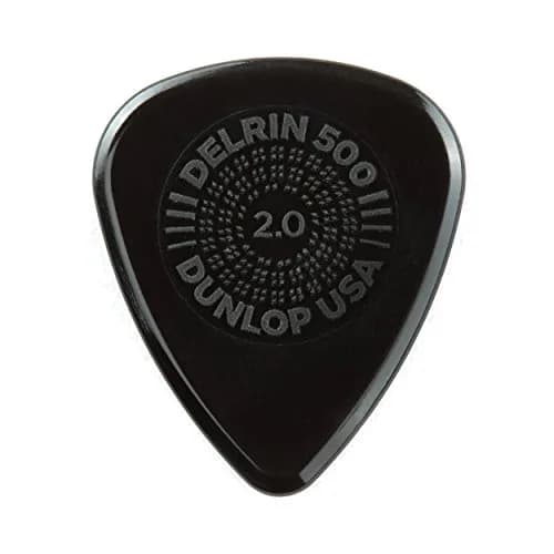 Jim Dunlop Primegrip® Delrin 500 Guitar Picks 2.0mm | 72 Pack Heavy Gauge thumbnail 2