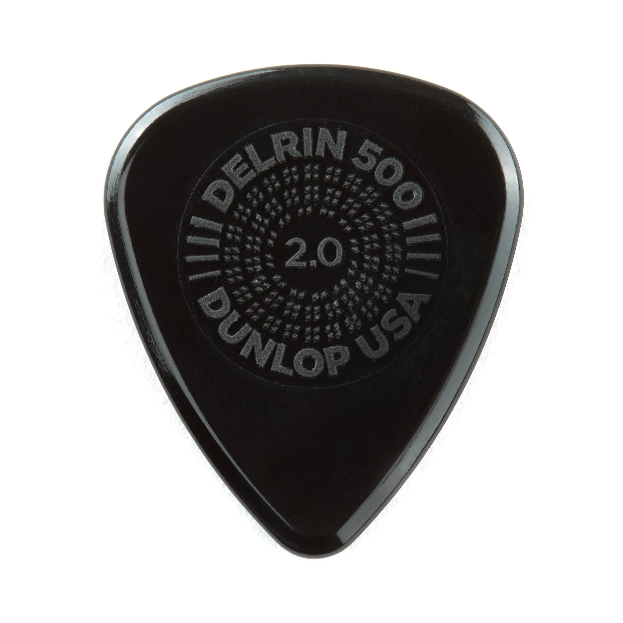 Jim Dunlop Primegrip® Delrin 500 Guitar Picks 2.0mm | 72 Pack Heavy Gauge - view 2