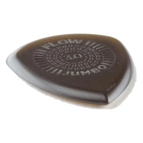 Jim Dunlop Flow Jumbo Grip Pick 3.0mm (3 Pack) | Smooth String Release & Rich Tone thumbnail 4