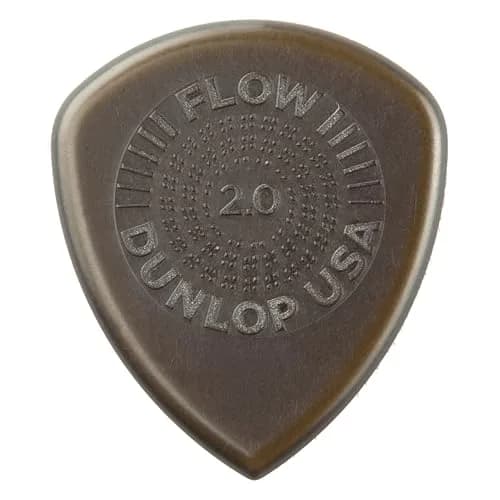 Jim Dunlop Flow® Standard Pick 2.0MM | Rich Tone, Durable Ultex, 6 Pack thumbnail 1