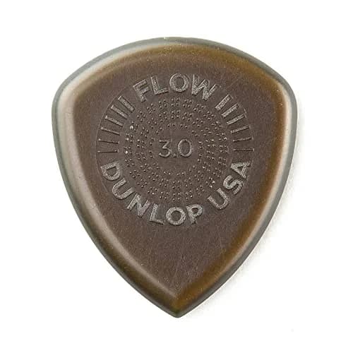 Jim Dunlop Flow® Jumbo Grip Pick 3.0MM | Rich Tone & Larger Surface for Guitar & Bass thumbnail 1