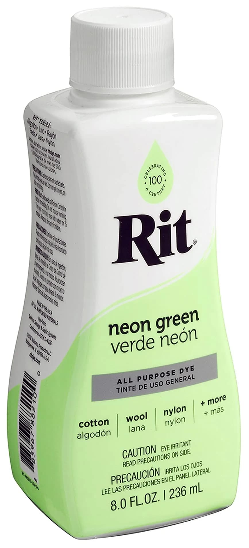 Rit All-Purpose Liquid Fabric Dye - Neon Green, 237ml (8 Fl Oz) - view 2