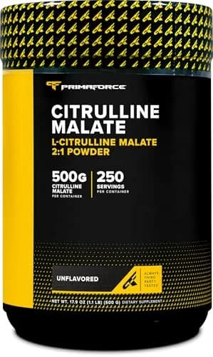 Primaforce L-Citrulline Malate Powder 500g (17.6 oz) | Vegan, Gluten-Free, Non-GMO thumbnail 1