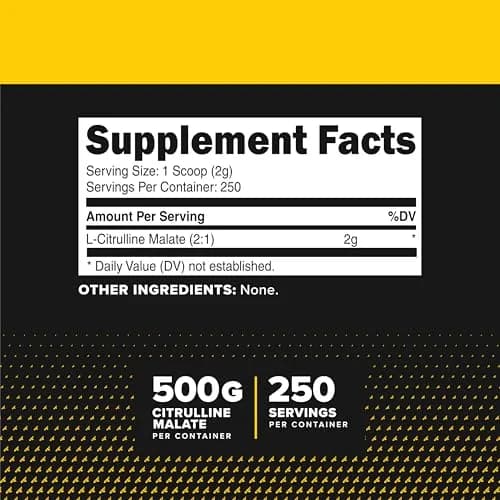 Primaforce L-Citrulline Malate Powder 500g (17.6 oz) | Vegan, Gluten-Free, Non-GMO thumbnail 2