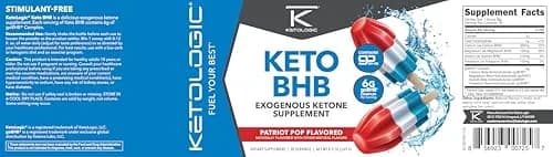 Ketologic Keto BHB (Patriot Pop) 8.9oz | Supports Ketosis & Weight Loss thumbnail 5