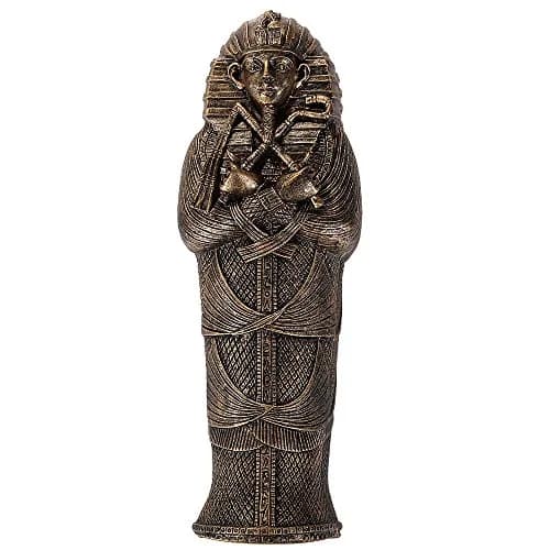 Pacific Giftware King Tut Sarcophagus with Mummy Figurine 14cm (5.5 Inch L) | Hand-Painted Resin Collectible thumbnail 3