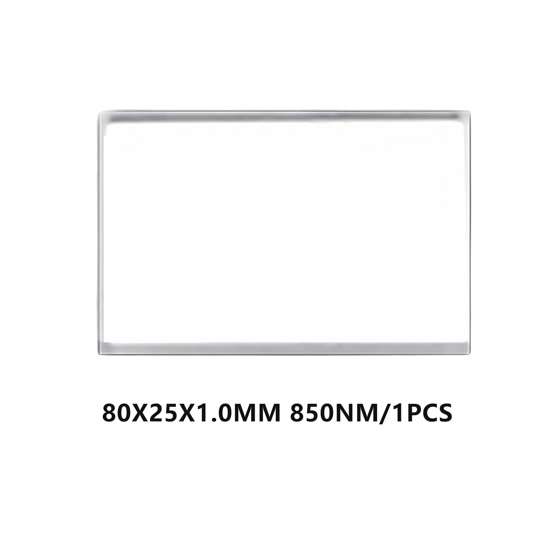 Quanmin 80mm x 25mm x 1.0mm 850nm Optical IR-Cut Narrow Band Pass Filter | High-Definition Image Quality - view 2