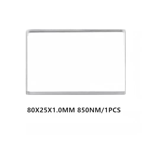 Quanmin 80mm x 25mm x 1.0mm 850nm Optical IR-Cut Narrow Band Pass Filter | High-Definition Image Quality thumbnail 2
