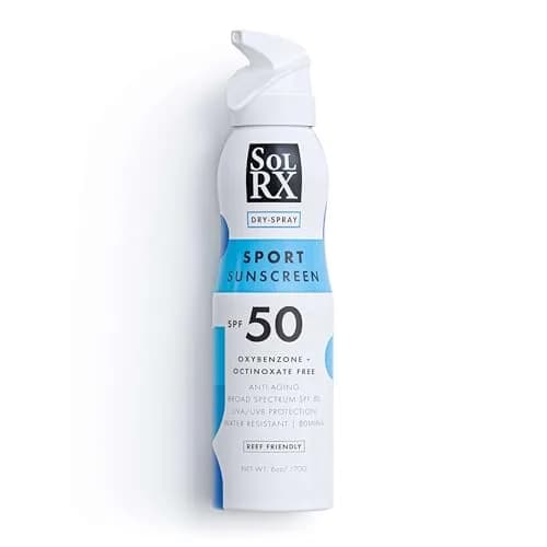 SolRX SPF 50 Sunscreen Spray 6 oz | Reef Friendly, Water & Sweat Resistant thumbnail 1