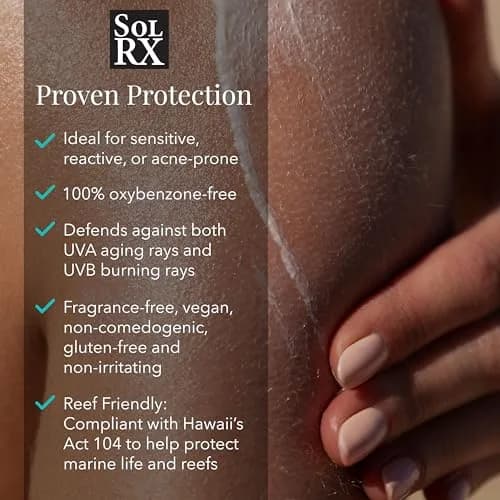SolRX SPF 50 Sunscreen Spray 6 oz | Reef Friendly, Water & Sweat Resistant thumbnail 2