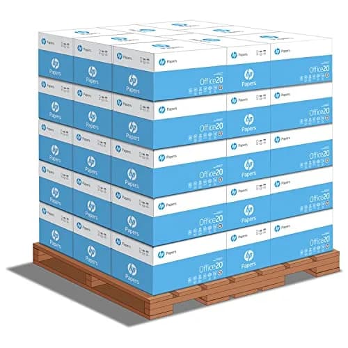 HP Office 20 lb Printer Paper | 8.5 x 11 Letter Size | 200,000 Sheets | 92 Bright | FSC Certified thumbnail 1