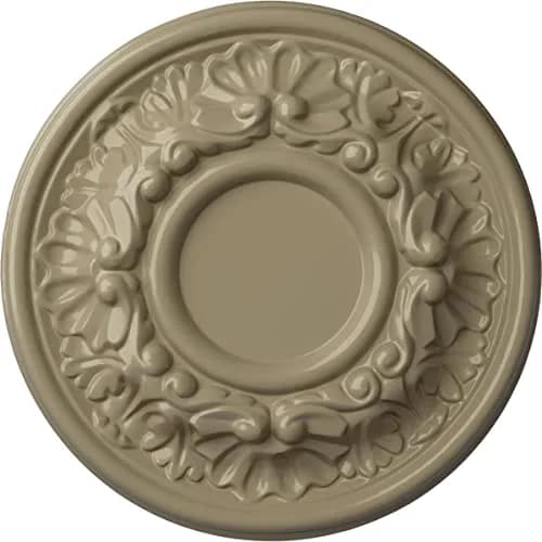 Ekena Millwork Odessa Ceiling Medallion 7-1/2"OD x 1-1/8"P | Hand Carved Urethane Design thumbnail 1