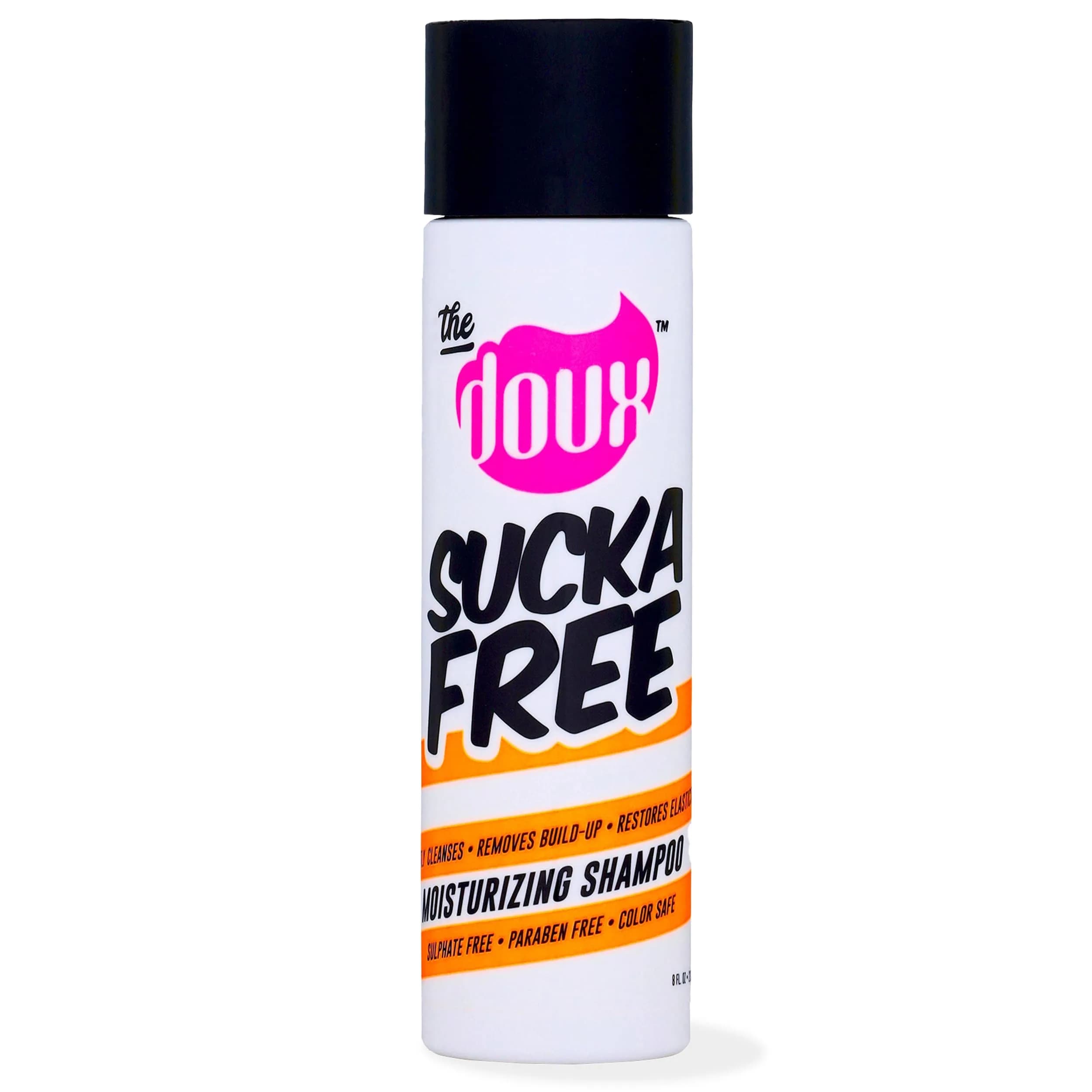 The Doux SUCKA FREE Moisturizing Shampoo 8oz | Sulfate-Free, Hydrates & Cleanses Curly & Color-Treated Hair