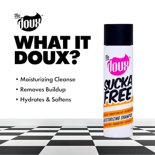 The Doux SUCKA FREE Moisturizing Shampoo 8oz | Sulfate-Free, Hydrates & Cleanses Curly & Color-Treated Hair thumbnail 4