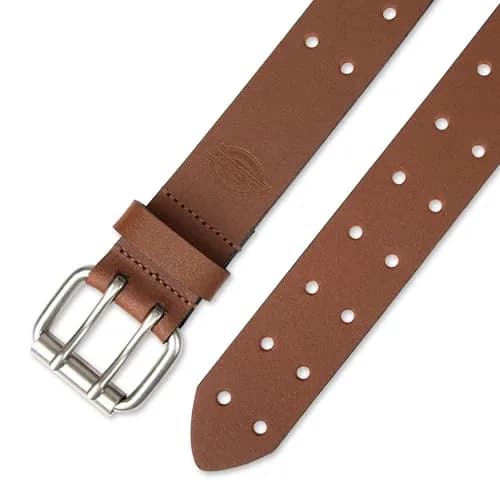 Dickies Men's Leather Double Prong Belt, Tan, 38 | Durable Fully Adjustable Leather Belt thumbnail 5