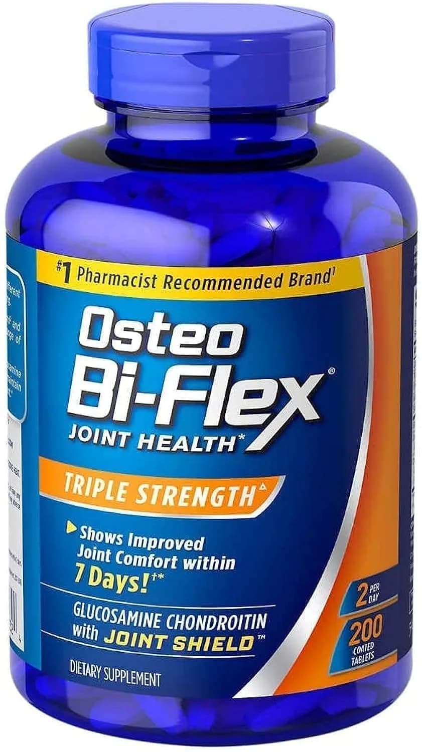 Osteo Bi-Flex Triple Strength Glucosamine Chondroitin Supplement 200 Count Tablets | Supports Joint Health — Orange